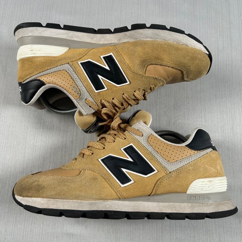 New Balance 574 Rugged Mens Size 9.5 Brown Sneakers Encap Midsole Cushioning